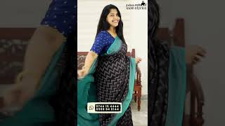 മഴവില്ല് പോലെ  മനോഹരമായ സാരികൾ Chinon Georgette Banarasi zigzag design Sarees | Indian Loom Stories