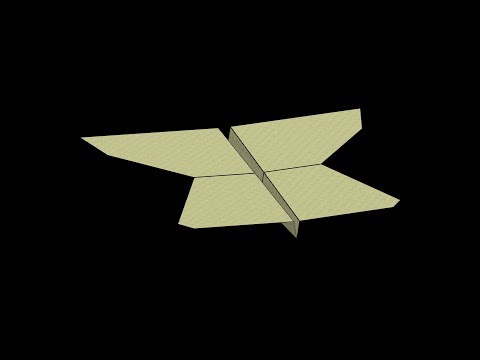 Sloop Paper Airplane: 3D Folding Sloop Paper Airplane: 3D Folding