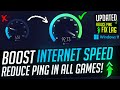 🔧 How to Increase Internet Speed! Boost Download Speeds, Reduce Ping, Fix Lag on any PC! | UPDATED