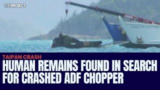 Human Remains Found In Search For Crashed ADF Chopper