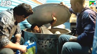 Jeevanand Escape Scene | Khakhi Aur Khiladi | Hindi Dubbed Movie | Samantha, Vijay, Sathish