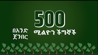 በአንድ ጀምበር 500 ሚሊዮን ችግኞችን ለመትከል ሦስት ቀናት ይቀራሉ