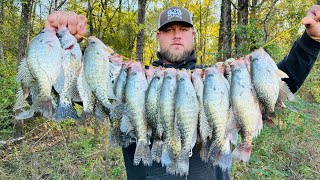 (INSANE) EAST TEXAS CREEK WAS LOADED WITH CRAPPIE‼️KAYAK CRAPPIE FISHING 2025‼️