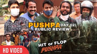 Pushpa - The Rise (Hindi) | (Day 02) Public Review | Allu Arjun, Rashmika Mandanna, Samantha