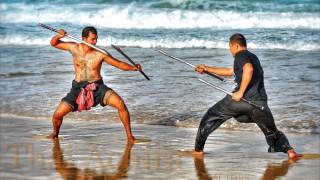 Thai Achira Muay Chaiya traditionai boxing and fencing By Kru.Lamp \u0026 Kru. Pong # ๒ #