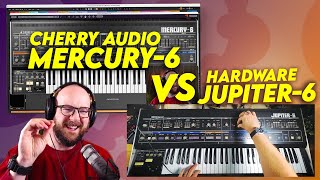 Cherry Audio Mercury-6 vs real Roland Jupiter 6 (and more)