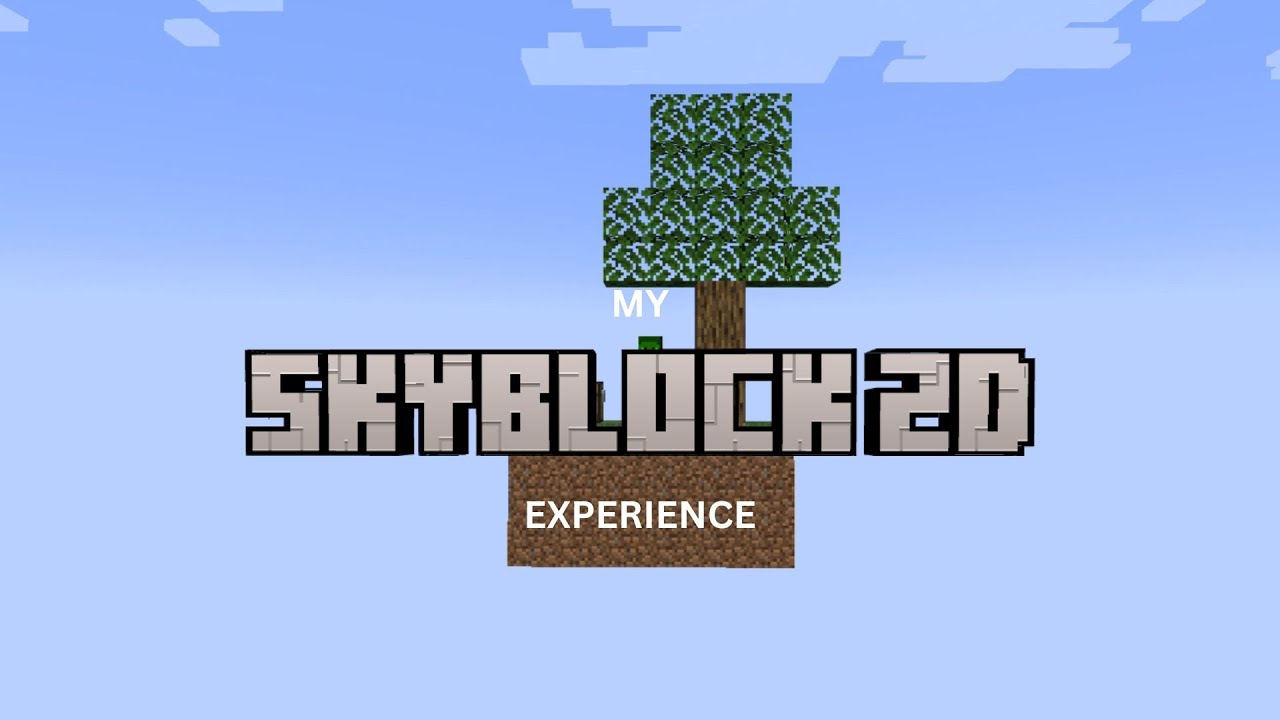 My Flat Skyblock Experience Youtube
