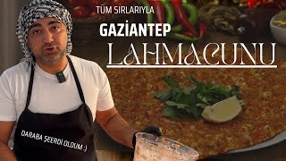 ANTEP LAHMACUN TARİFİ!!! / EVDE YAPABİLECEĞİNİZ EN LEZZETLİ LAHMACUN İÇİ !