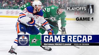 Gm 1: Oilers @ Stars 5/23 | NHL Highlights | 2024 Stanley Cup Playoffs