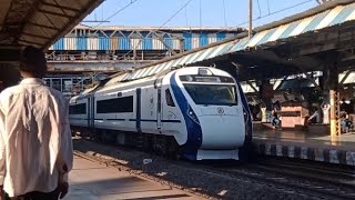 1st Anniversary Of 22225 CSMT  Solapur Vande Bharat Express At Blasting Speed #indianrailway #shorts