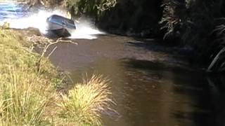 scott jet boating entrance to lady lake ,too low.......