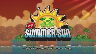 Newer Super Mario Bros. Wii - Summer Sun Complete Walkthrough (100%)