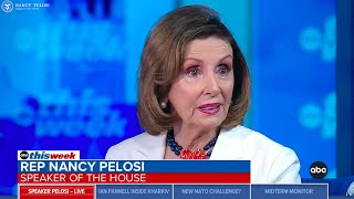 Speaker Pelosi on ABC's This Week with George Stephanopoulos