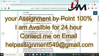 Excel 2021 In Practice - Ch 7 Guided Project 7-3 | SIMnet Assignment Sarep by Step Help |Excel 2024