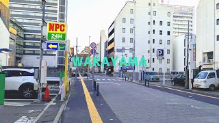 【4K】Wakayama Japan Walk | Wakayama City　和歌山市駅から和歌山城まで散歩