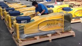 HYDRAULIC BREAKER MEGA 330 EMPACADO EN COREA.wmv