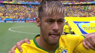 México vs Brasil - Copa del Mundo 2014 (primer tiempo completo) TV Azteca HD
