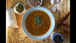 Sprouted Horse gram sambar | Molake Hurlikalu Sambar | Karnataka Sambar recipes |  kulith saaru