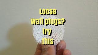 Loose wall plugs