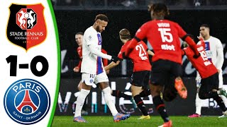Stade Rennais FC - Paris Saint-Germain 1-0 Résumé et Buts | Ligue 1 Uber Eats 2023 ( Rennes - PSG )