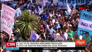 C5N - Sociedad: Último acto de Cristina Kirchner en Plaza de Mayo