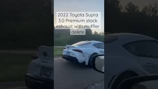 2022 Toyota Supra 3.0 Premium Muffler Delete + 60 Roll