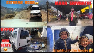 Gypsy Seats Changed😍Scorpio Power😱Shubhu in the house❤️ #youtube #rain #familyvlog #kullu #gypsy