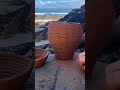 making a coil pot by the sea clay pottery timelapse ocean