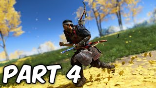 GHOST OF TSUSHIMA PS4 Pro Walkthrough Gameplay Part 4 No commentary