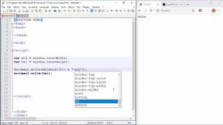 JavaScript Tutorial - 38 - Get Window Size in JS