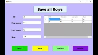 VB.net: Insert all data of a datagridview to access database at once