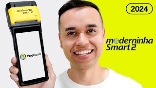 Testei a Máquina de Cartão Moderninha Smart 2 [PagBank] Vale a Pena ?