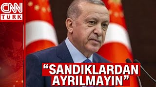 Cumhurbaşkanı Erdoğan: "Sayım sürerken sonuç açıklamak milli irade gaspıdır"