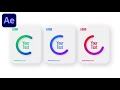 Elegant Infographic Animation In Adobe After Effects - After Effects Tutorial.