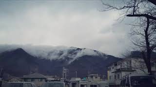 【4K】太郎山にかかる雪雲 #VLOG