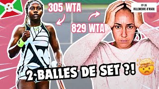 1er tour de l'ITF W35 de Villeneuve-d'Ascq contre la 309ème MONDIALE !