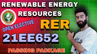 21EE652 Vtu Important Questions| Renewable Energy Resources|Open Elective