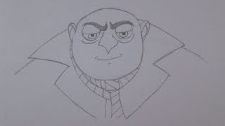 How to draw Gru from Despicable Me