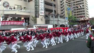 平成２４年（2012）　岸和田祭　だんじり　曳き出し　紙屋町