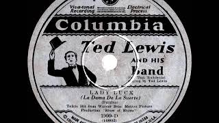 1929 HITS ARCHIVE: Lady Luck - Ted Lewis