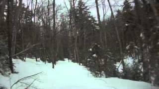 Skiing the Greeley Ponds Trail