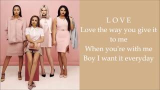 Love Me Like You - Little Mix [Lyrics on screen]