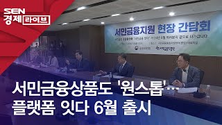 서민금융상품도 '원스톱'…플랫폼 잇다 6월 출시