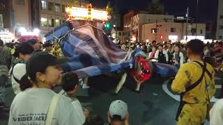 令和五年常陸國総社宮大祭還幸祭夜の部 幌獅子、山車競演(パフォーマンスあり) #石岡のおまつり #茨城県 #石岡市