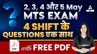 SSC MTS English All Shifts Asked Questions for 2, 3, 4 & 5 May Exam | English by Swati Tanwar