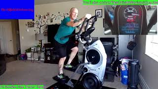 Bowflex Max Trainer Warmup,Fitness Test,and 7 Minute Interval Workout
