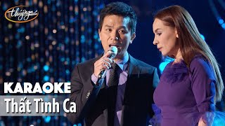 Karaoke | Thất Tình Ca (Phi Nhung \u0026 Mạnh Quỳnh)