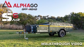 2022 AlphaGo S6 V1 AIR Dual Fold Off-Road Camper Trailer Walkthrough Video