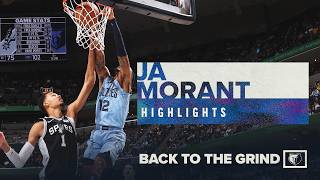 Ja Morant Highlights | San Antonio Spurs vs. Memphis Grizzlies