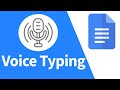 How to use voice typing in google docs